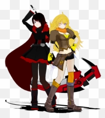 Ruby And Yang Vs Gon Killua - Rwby Character Png,Rwby Png