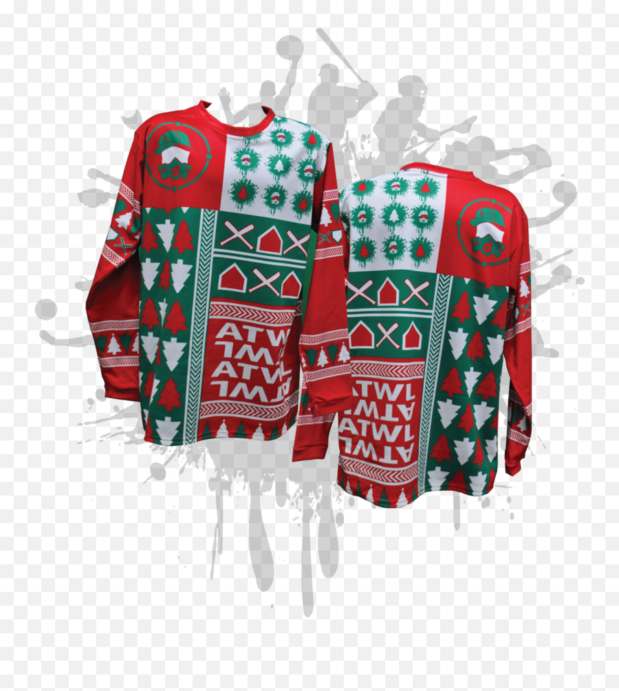 Christmas Pattern Splash Sweater - Illustration Png,Christmas Pattern Png