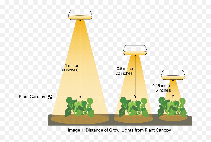 Led Grow Lights Distance For Cannabis U0026 Other Plants Bios - Led Grow Light Distance Chart Png,Klipsch Icon Kf 26