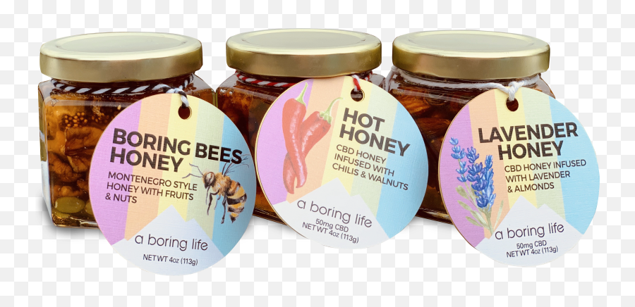 Hot Honey Pack Of Three 4oz Jars Png Jar