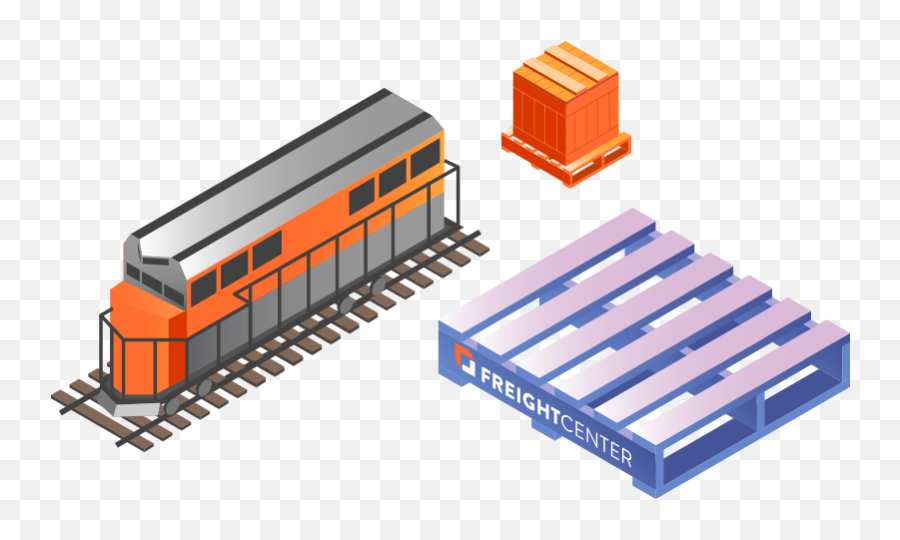Rail Freight Quote Shipping By Train Freightcenter Png Transparent
