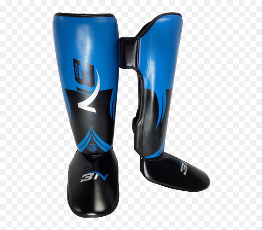 Bn Leather Gel Kick Boxing Shin Guard - Protectores De Pies Y Piernas Png,Icon Shin Guards