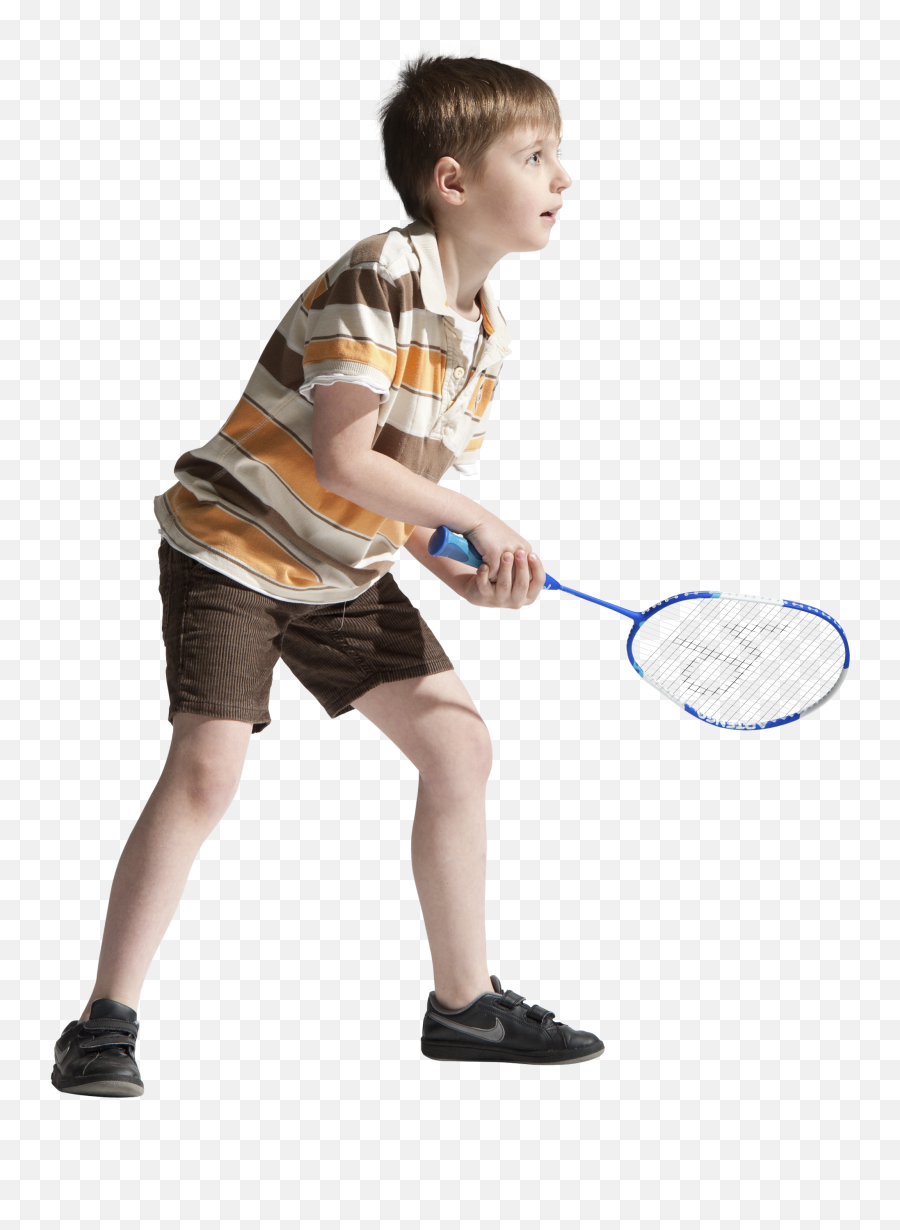 Child Badminton Boy - Little Boy Playing Badminton Png Badminton Children Png,Kids Playing Png
