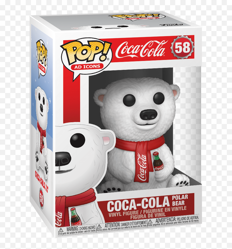 Funko Pop Ad Icons Coca - Cola Polar Bear Coca Cola Funko Pop Png,Ad Icon Png