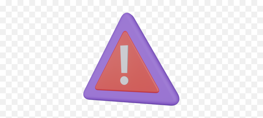 Alert Symbol 3d Illustrations Designs Images Vectors Hd - Language Png,Purple Triangle Icon