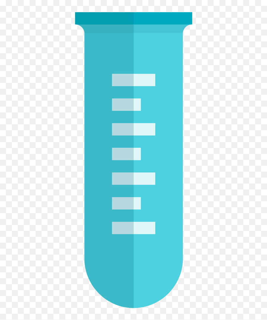 Blue Test Tube Clipart Transparent - Clipart World Cylinder Png,Icon Tester