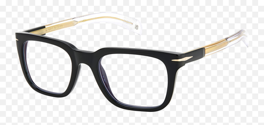 Db 7070bb - Black Gold Blue Absorber 105350 U2013 Eyewear David Beckham 7070 Png,Divo Icon