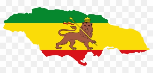 Flag Map Of Ethiopia Clipart - Flag Map Of Ethiopia Png,Jamaica Flag Png