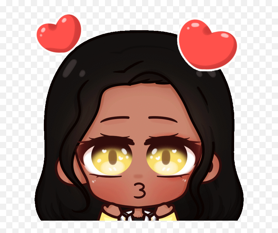 Make Animated Twitch Discord Emotes By Ravenkym Fiverr - Cute Black Girl Discord Emotes Png,Twitch Icon 36x36