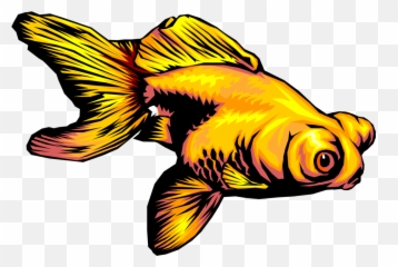 Tropical Goldfish - Vector Image Fish Eating Algae Gif Png,Goldfish Icon