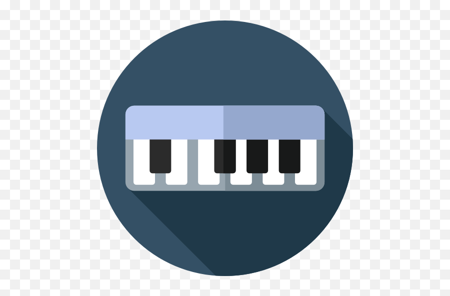 Keyboard - Free Music Icons Png,Circle Icon Pack