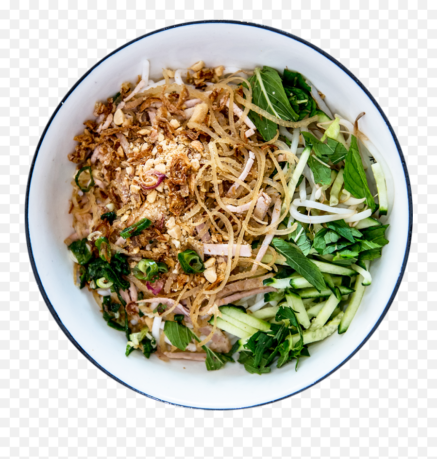 F1 Vietnamese Noodles With Shredded Pork Skin In Coconut Cream - Fried Noodles Png,Noodles Transparent