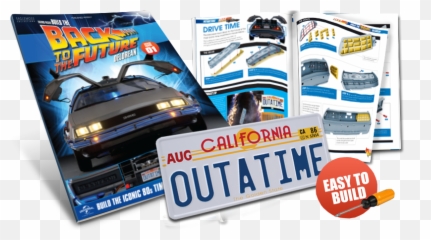 Build The Back To Future Delorean - Binder Back To The Future Png,Delorean Png