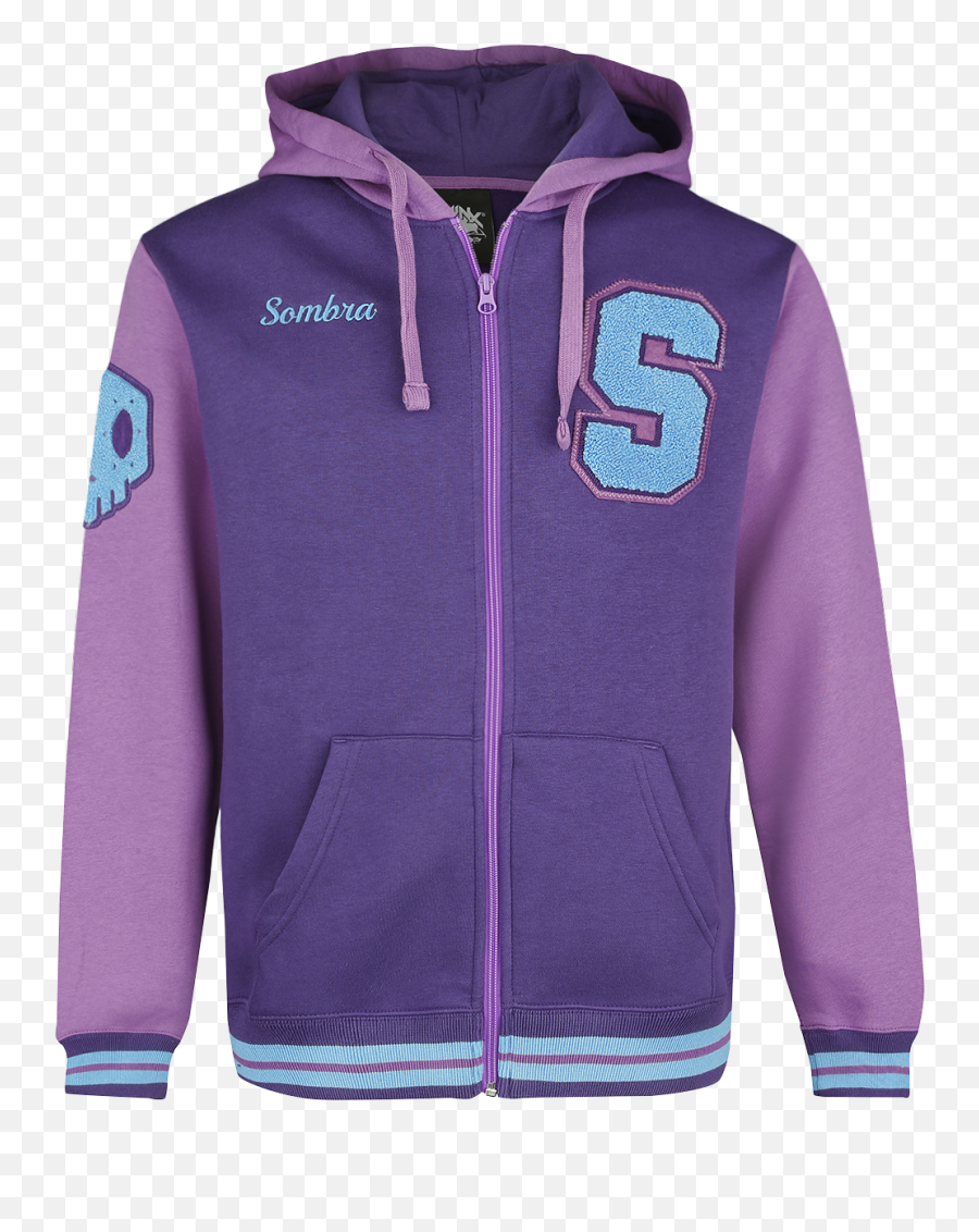 Overwatch - Sombra Hooded Zip Lilac At Soundorabiliacom Hoodie Png,Sombra Overwatch Png