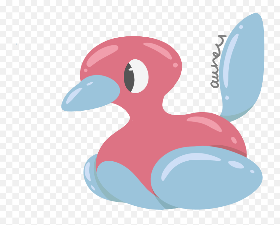 Pink Clipart Rubber Ducky - Porygon Rubber Duck Clip Art Png,Rubber Duck Transparent Background