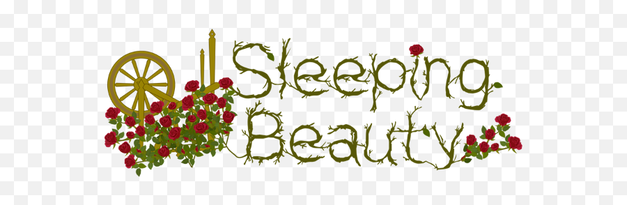 Download Sleeping Beauty By Tlc Creative - Sleeping Beauty Sleeping Beauty Title Png,Beauty And The Beast Rose Png