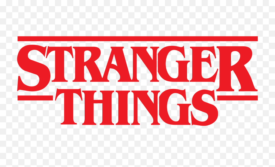 Stranger Things Personagens - Stranger Things Logo Sticker Png,Stranger Things Logo Png