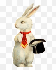Rabbit Hat Transparent Background Png Arts - Easter Bunny In Top