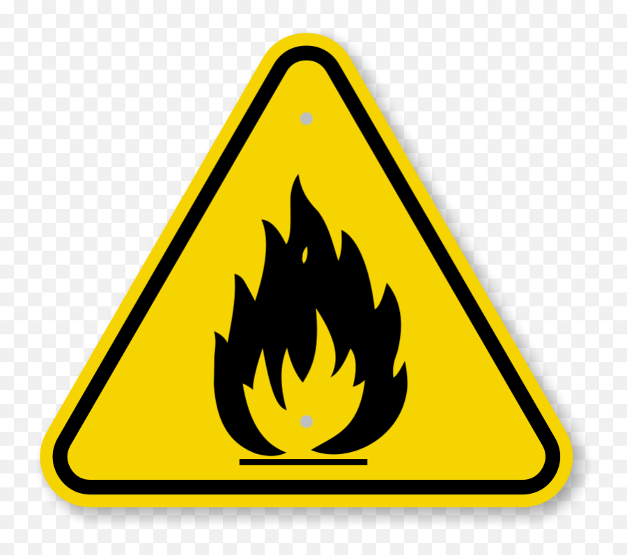 Iso Fire Hazard Sign Sku Is - 2059 Mysafetysigncom Fire Hazard Sign Png,Warning Sign Png