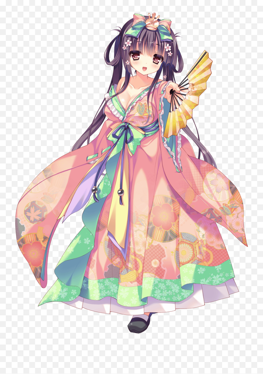Love Princess I00014 Amaterasu Anime Art And Photo - Princess Anime Girl Kimono Png,Anime Blush Png