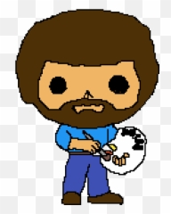 Pixilart - Bob Ross Transparent Background Clipart Png,Bob Ross Png
