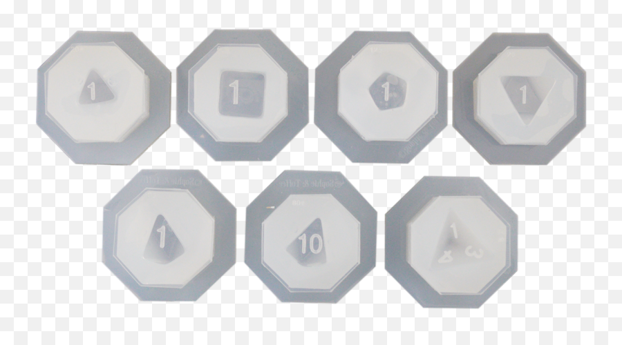 Dnd Polyhedral Dice Silicone Mold - Circle Png,Dnd Dice Png