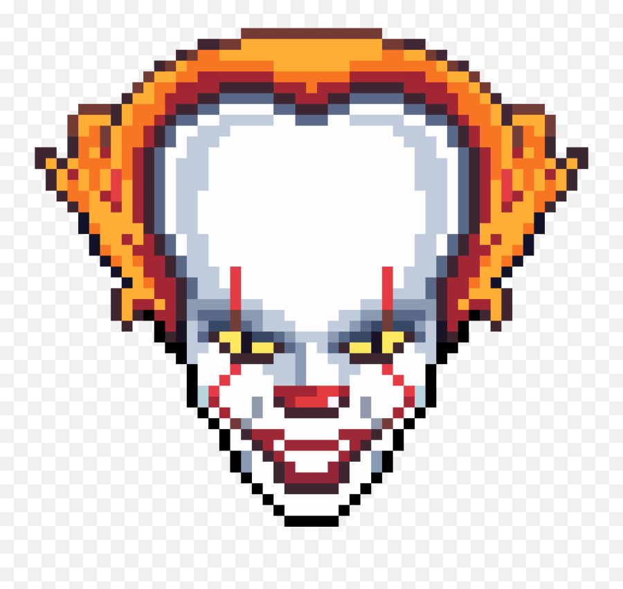 Pennywise By Mrstoff - Pixel Art Pennywise Png,Pennywise Transparent