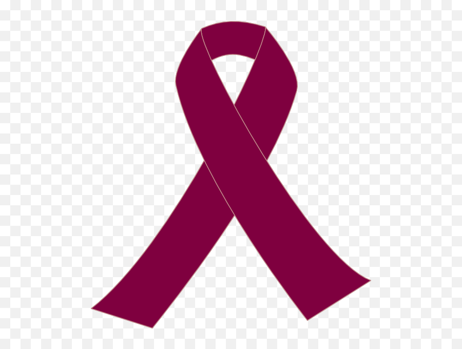 Burgundy Cancer Ribbon Png - Black Badge For Protest,Cancer Ribbon Transparent Background
