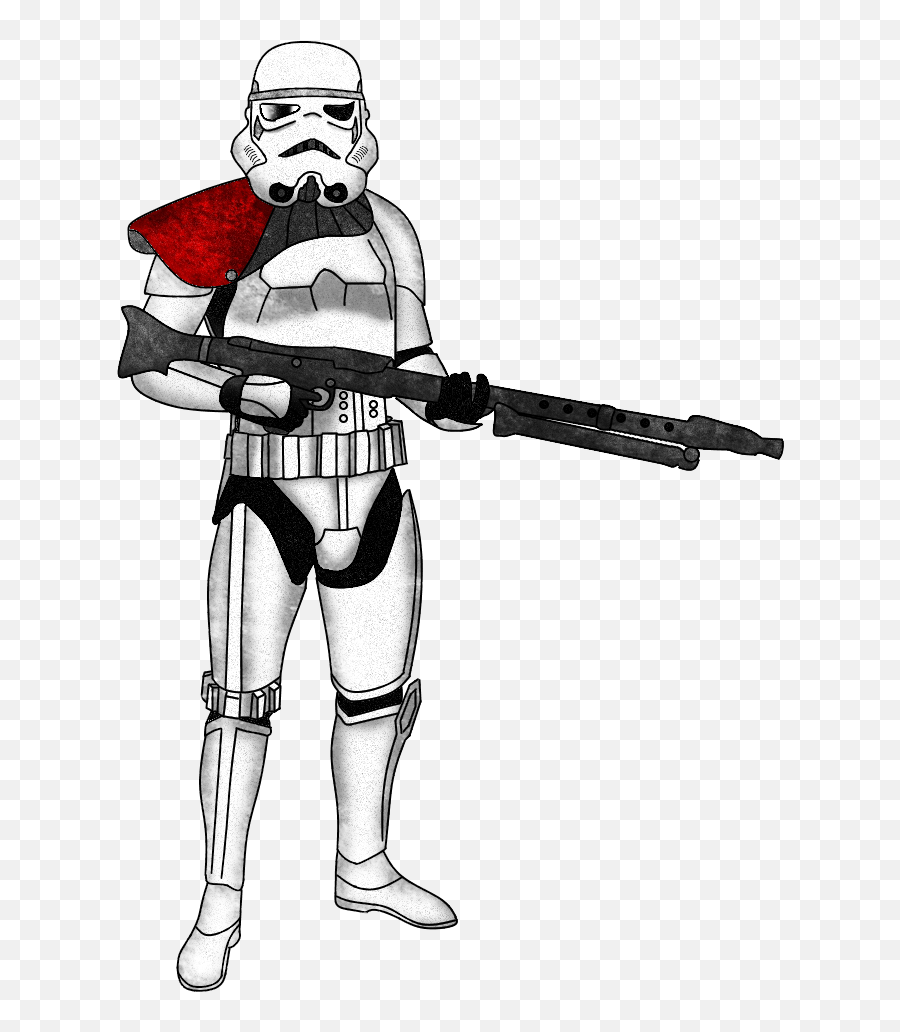 Download Clone Character Fictional Commander Joint - Stormtrooper Drawing Png,Storm Trooper Png