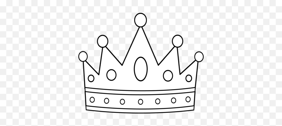 Coloring Trend Thumbnail Size Crown Clip Art Black - Kings Outline Crown Clipart Black And White Png,Kings Crown Png