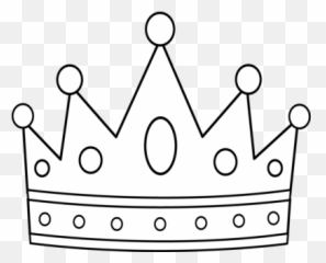 Coloring Trend Thumbnail Size Crown Clip Art Black - Kings Outline Clipart And White png