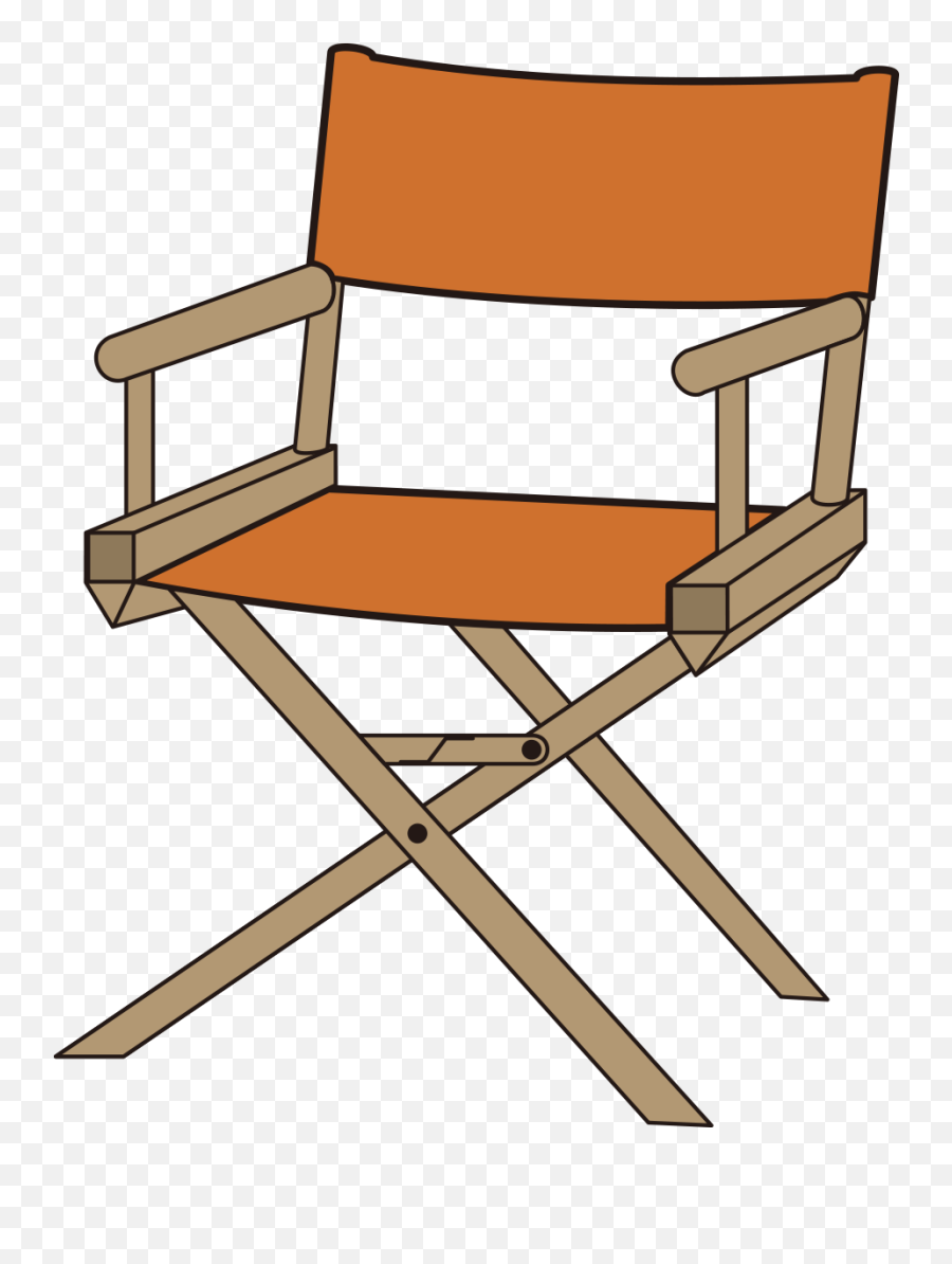 Director Chairs Clip Art - Red Directors Chair Clipart Png,Director Chair Png