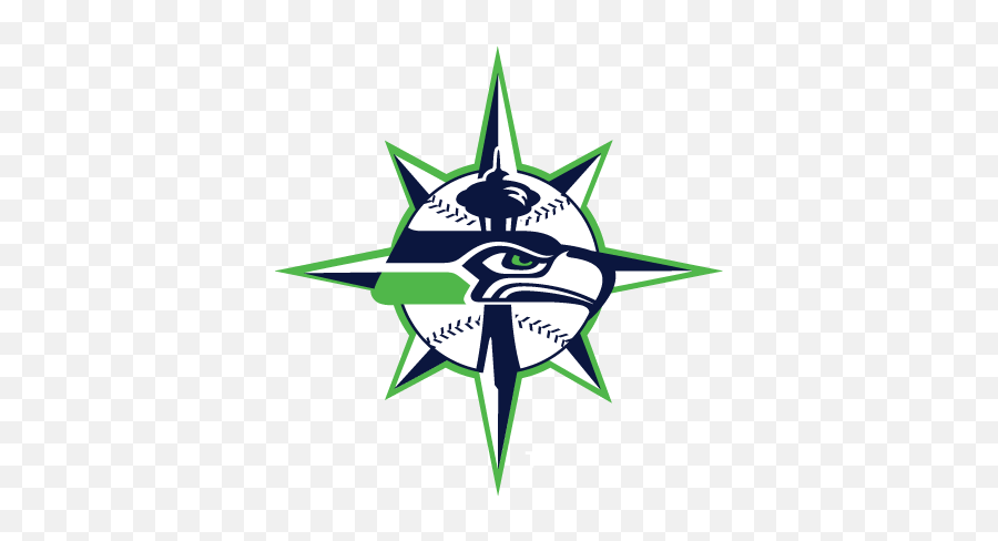 Pin - Seattle Seahawks And Mariners Png,Seahawk Logo Png