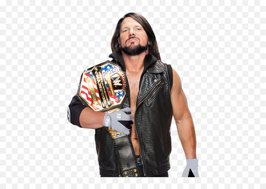 Wwe United States Champion Aj Styles Style - Champion Wwe Aj Styles Png,Aj Styles Logo Png