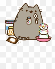 Icecream Icecreamman Sprinkles - Kawaii Pusheen Cat Ice Cream Png,Pusheen Png