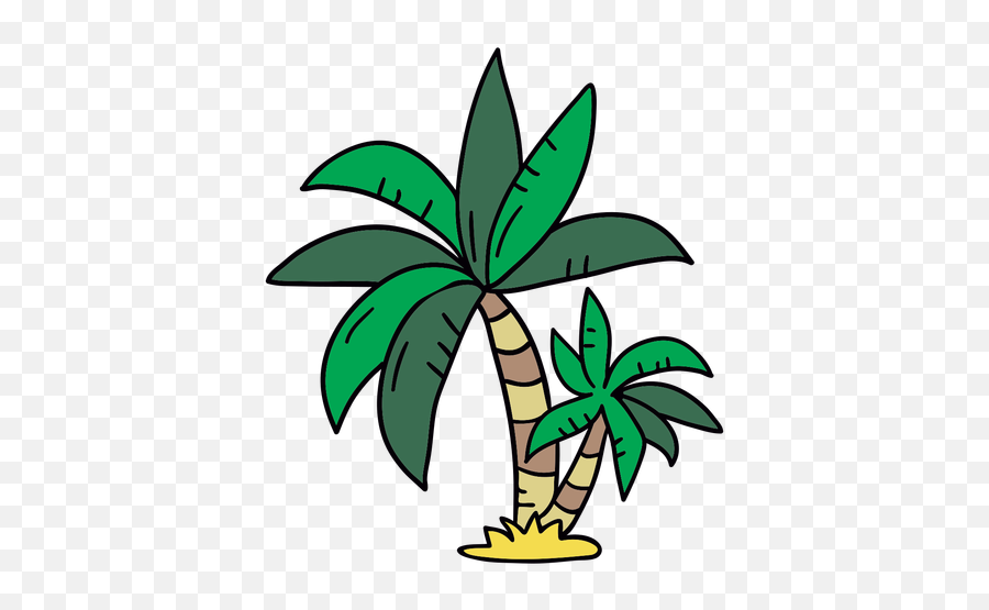 Palm Tree Hand Drawn - Transparent Png U0026 Svg Vector File Fresh,Palm Tree Leaf Png
