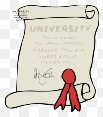 Diploma Svg Clip Arts Download - Download Art PNG Icon Parchment Paper Drawing