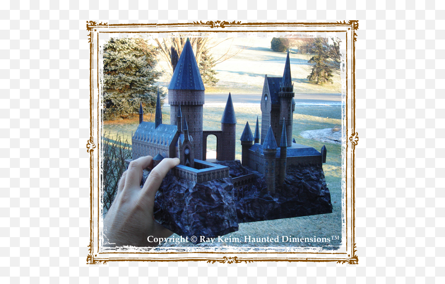 Hogwarts Paper Model Kit By Ray Keim - Harry Potter Model Kit Png,Hogwarts Castle Png
