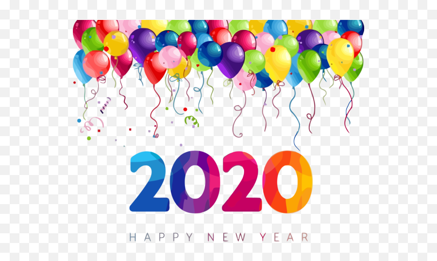 Download Free New Year Balloon Party Supply Birthday For - 2020 Status In English Png,Birthday Icon Png
