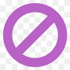 Block Delete Stop Spam Disabled Icon - Bold Purple Png,Spam Png