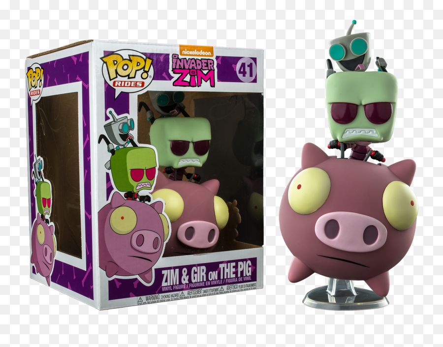 Funko Pop Rides Invader Zim And Gir Png