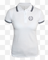 Download Rude Girl Girly Contrast Polo - White Polo Shirt Png Girl,T Shirts Png