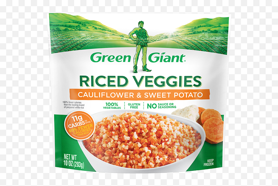 Green Giant Riced Veggies Cauliflower U0026 Sweet Potato - Riced Cauliflower And Broccoli Png,Sweet Potato Png