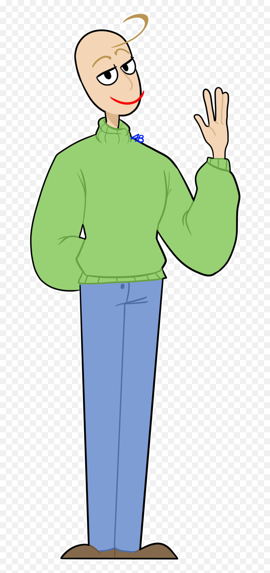 Pin By 23437363 - Standing Around Png,Baldi Transparent
