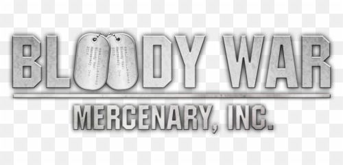 Download Bw - Logo2 Bloody War Mercenary Inc Png Image Horizontal,Mercenary Logo