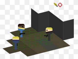 Fallout Inspired Tiles Hex Grid And Character Symbols - Video Game png