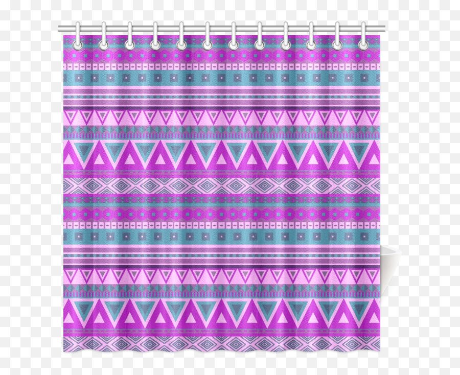 Fancy Tribal Border Pattern 08 Pink Shower Curtain 72x72 Id D207183 - Shake Shack Shinjuku Southern Terrace Png,Tribal Border Png