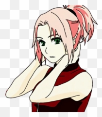 Telegram Sticker 21 From Collection Sakura Haruno - Sakura Haruno By Stickers Png,Sakura Haruno Transparent