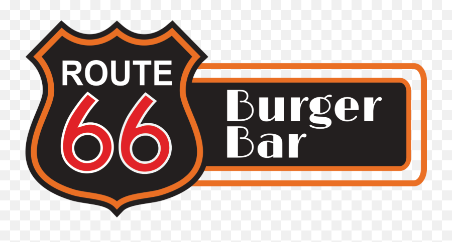 Route 66 Burger Bar - Vertical Png,Route 66 Logo