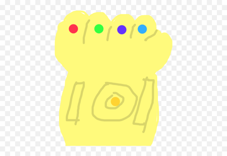 Infinity Gauntlet Layer - Drawing Png,Infinity Gauntlet Transparent Background